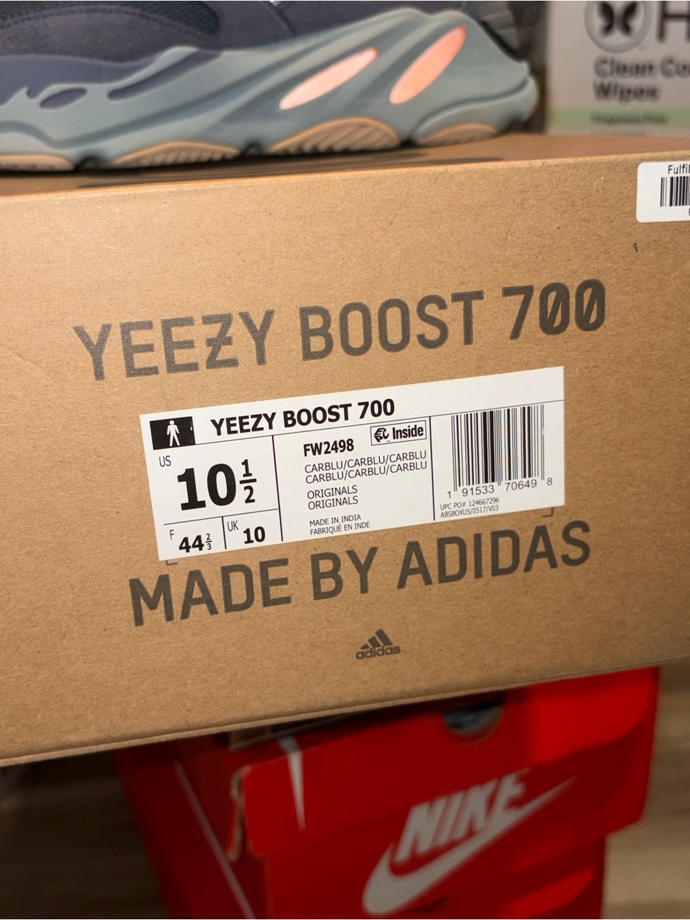 Adidas Yeezy Boost 700 “Carbon Blue” — Men’s 10.5